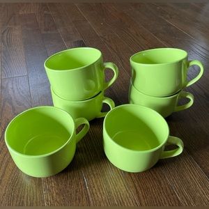 Brand New Lime Green Big Mugs/Bowls